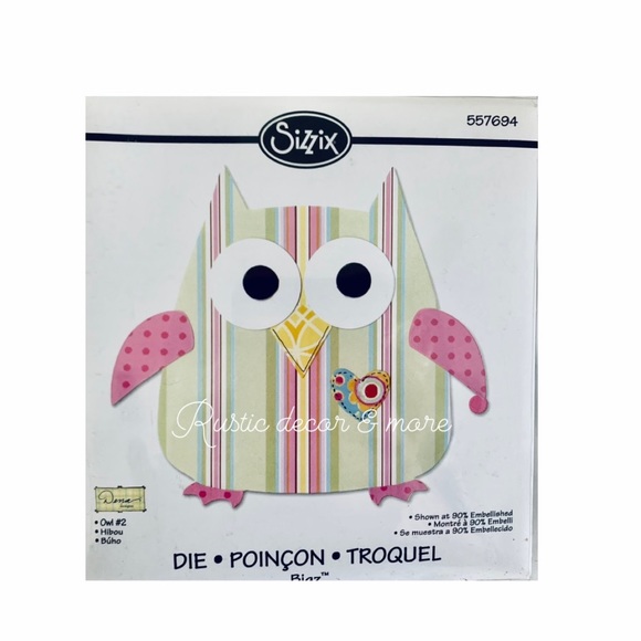 Sizzix Die Ellison Owl #2 - Picture 1 of 1